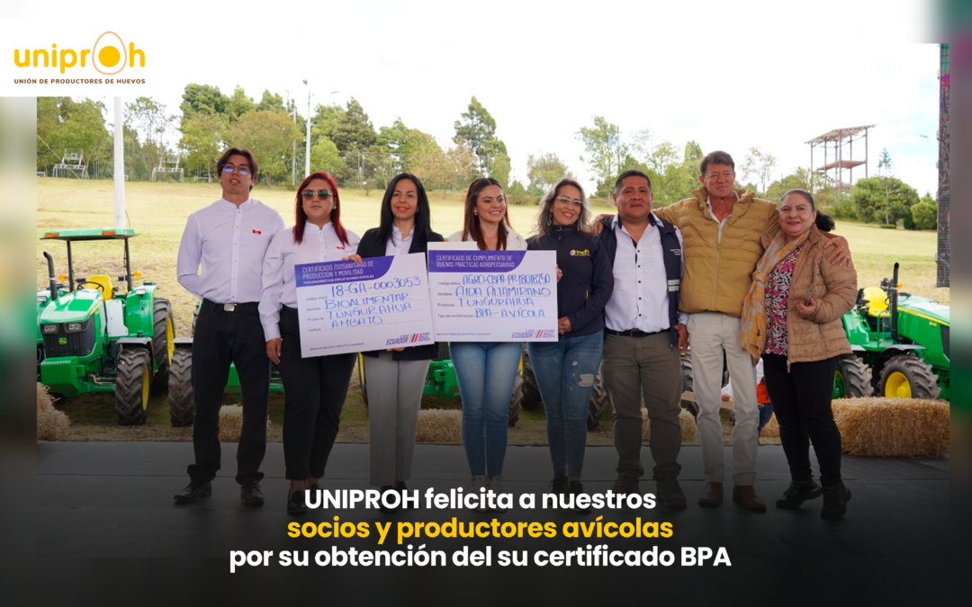 Reconocimiento al compromiso avícola