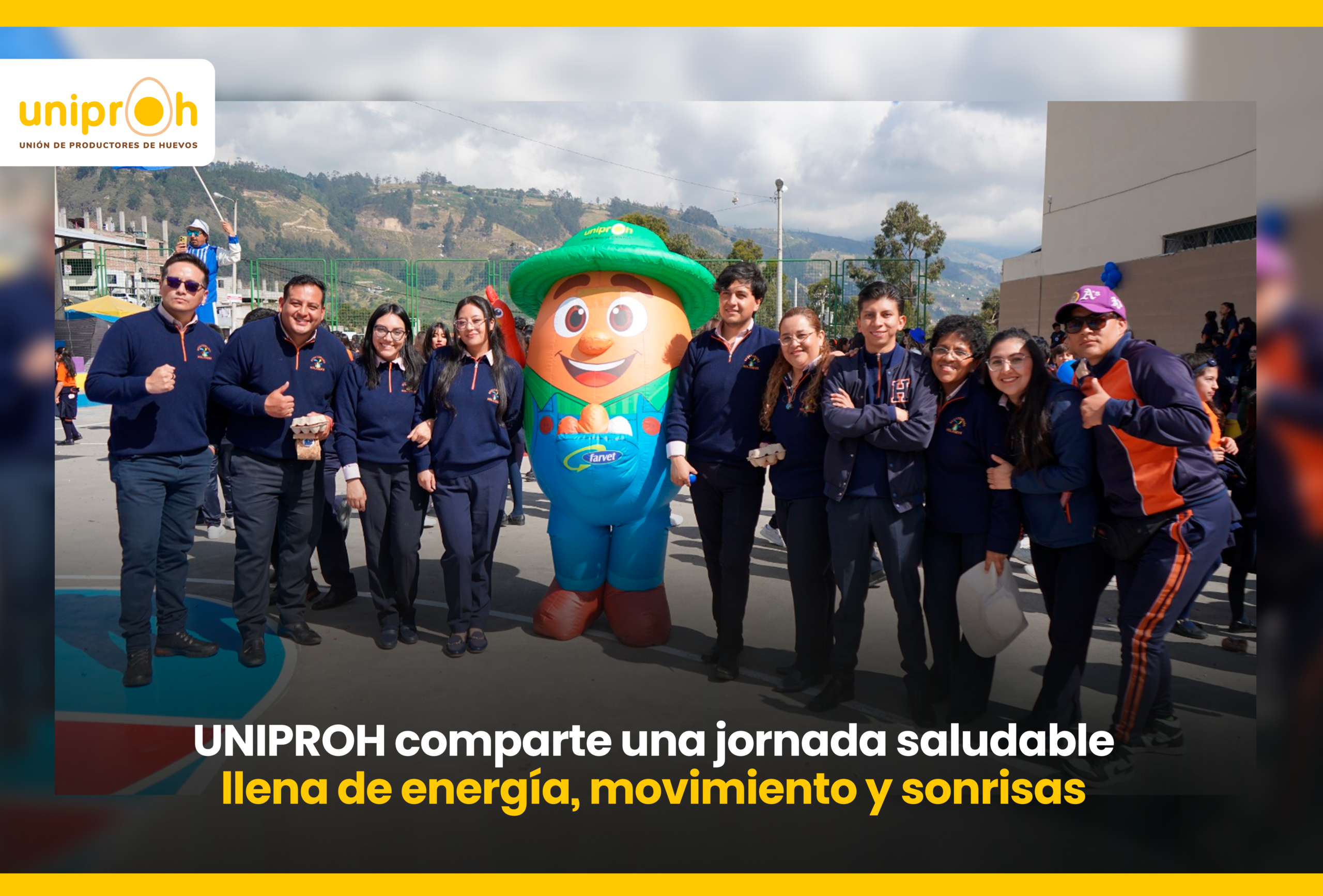 UNIPROH comparte una jornada saludable, llena de energía, movimiento y sonrisas