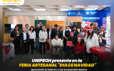 UNIPROH celebra la navidad en la feria artesanal “Dulce Navidad”